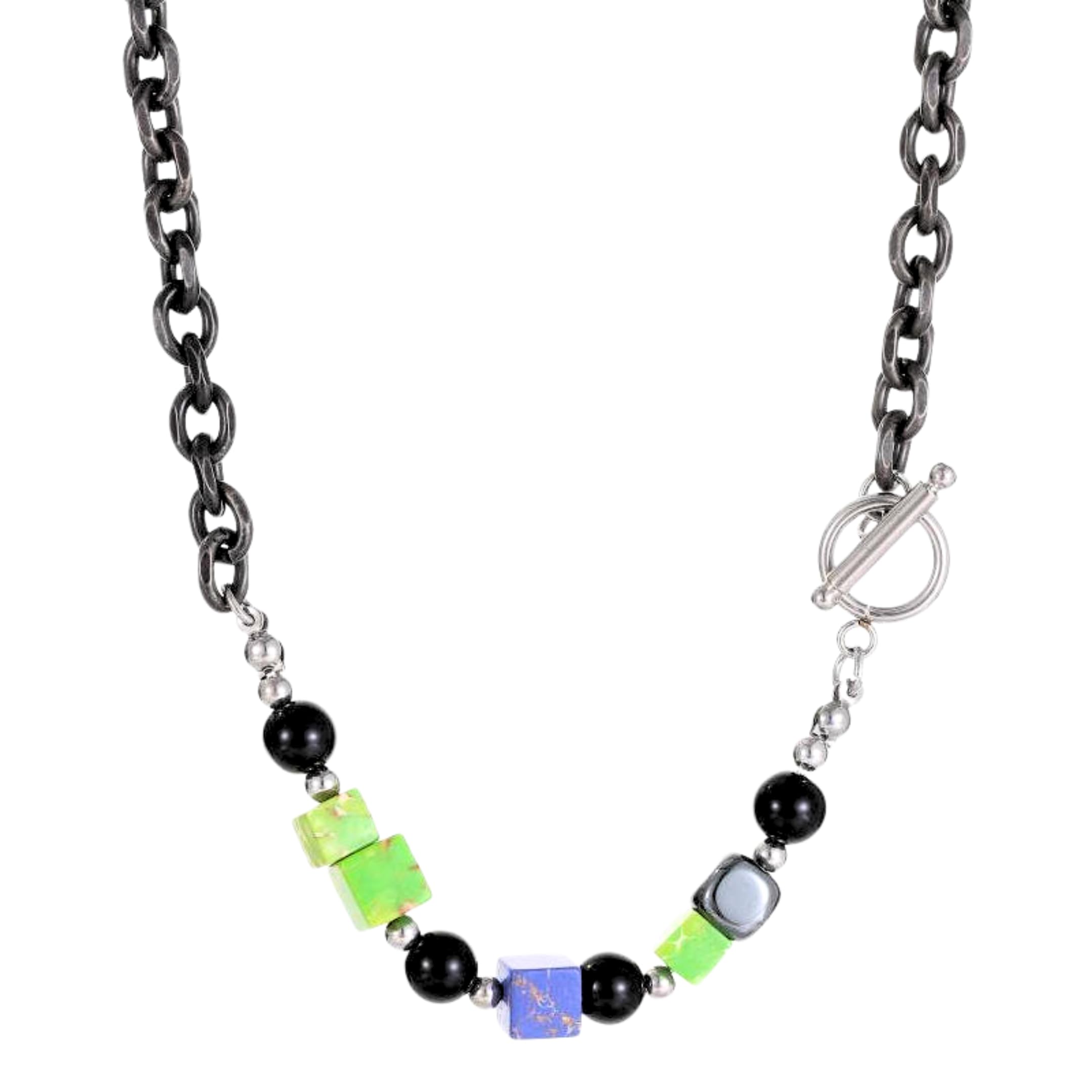 the men thing NEO FUSION LINK - 8mm Pure Stainless Steel 20inch Chain for Men & Boys-picture-0