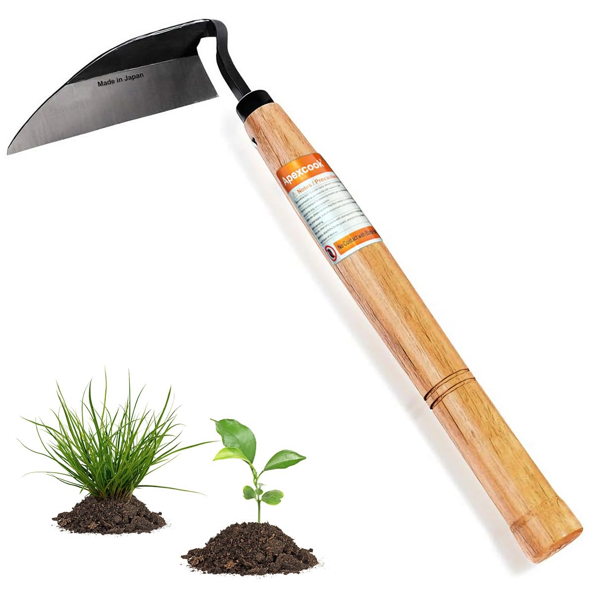 Weeding Hand Hoe Gardening Weed Remover Tool, Efficient Manual Weed Remover