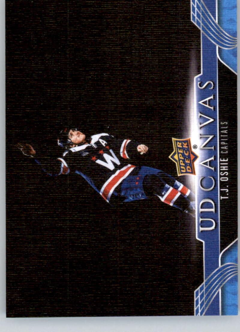 Upper Deck2023-24 Upper Deck UD Canvas #C86 T.J. Oshie Washington Capitals Official NHL Hockey Card in Raw (NM or Better) Condition