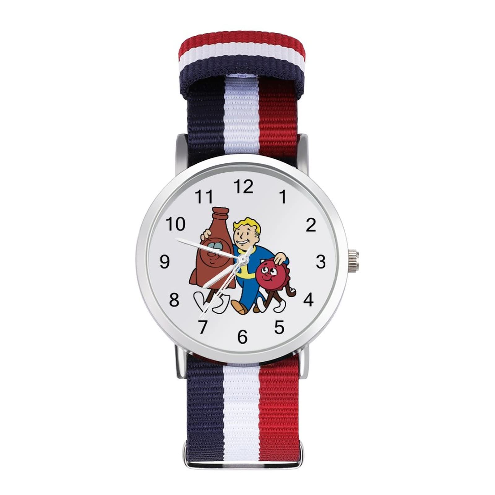 Amazon.co.jp: 腕時計 フォールアウト Fallout 4 編組腕時計