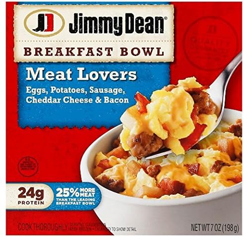 JIMMY DEAN BREAKFAST BOWL MEAT LOVERS 7 OZ PACK OF 3