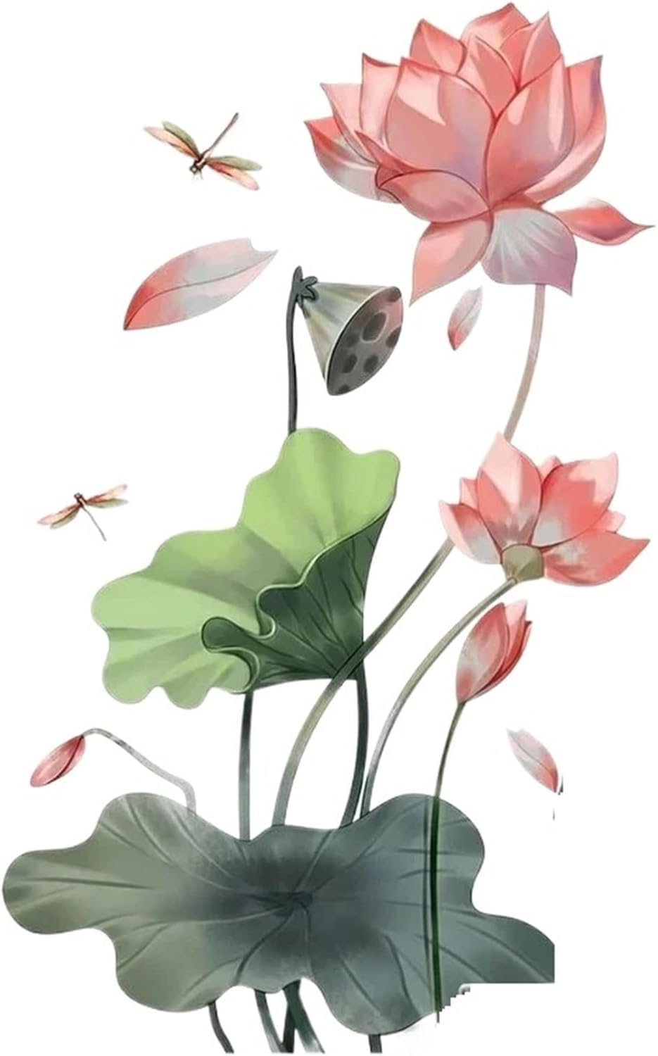 Flower Wall Stickers Wall Stickers Living Room Background Bedroom Decoration Wallpaper Home Decor Art Decals