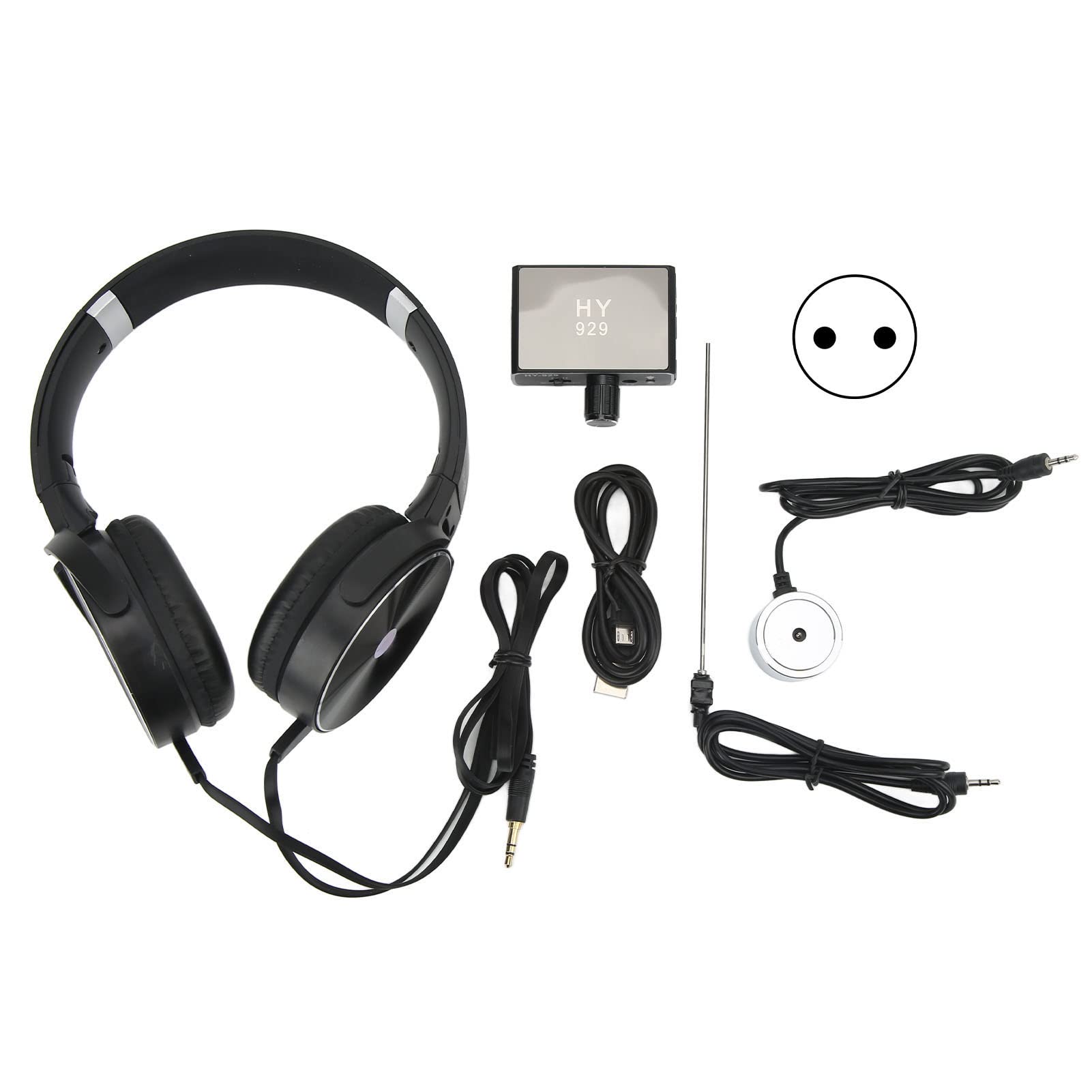 Moniteur de fuite de conduite d'eau, testeur de kit de détection de fuite d'eau rechargeable AC100‑240V souterrain haute résistance pour la construction de sites Prise UE