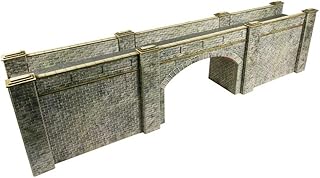 Metcalfe Stone Style Railway Bridge Oo Gauge Card Kit Po247