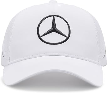 Mercedes AMG Petronas Formula One Team - Official Formula 1 Item - 2022 Team Cap - White - One Size, White