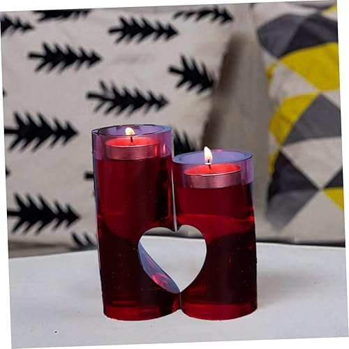 Vista 6 de NOLITOY 2pcs Candlestick Silicone Mold Resin Candle Holder molds Handicraft Candle molde de para resina Silicone Candle molds for Candle Making