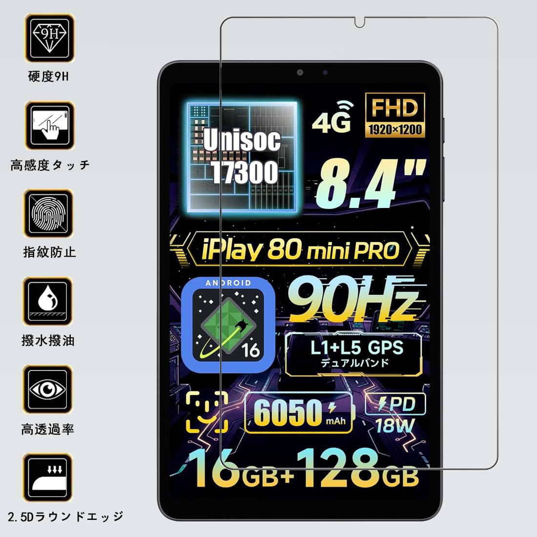 Amazon.co.jp: 【2枚セット】For ALLDOCUBE iPlay 80 mini Pro/BNCF