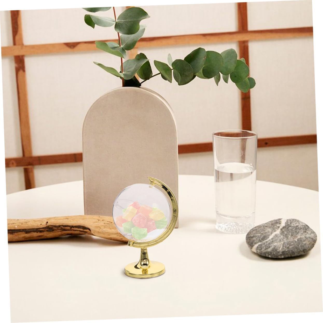 20pcs Globe Candy Boxes for Wedding Favors Fillable Plastic Containers for Party Treats Decorative Favor Boxes for Birthdays and Special Occasions