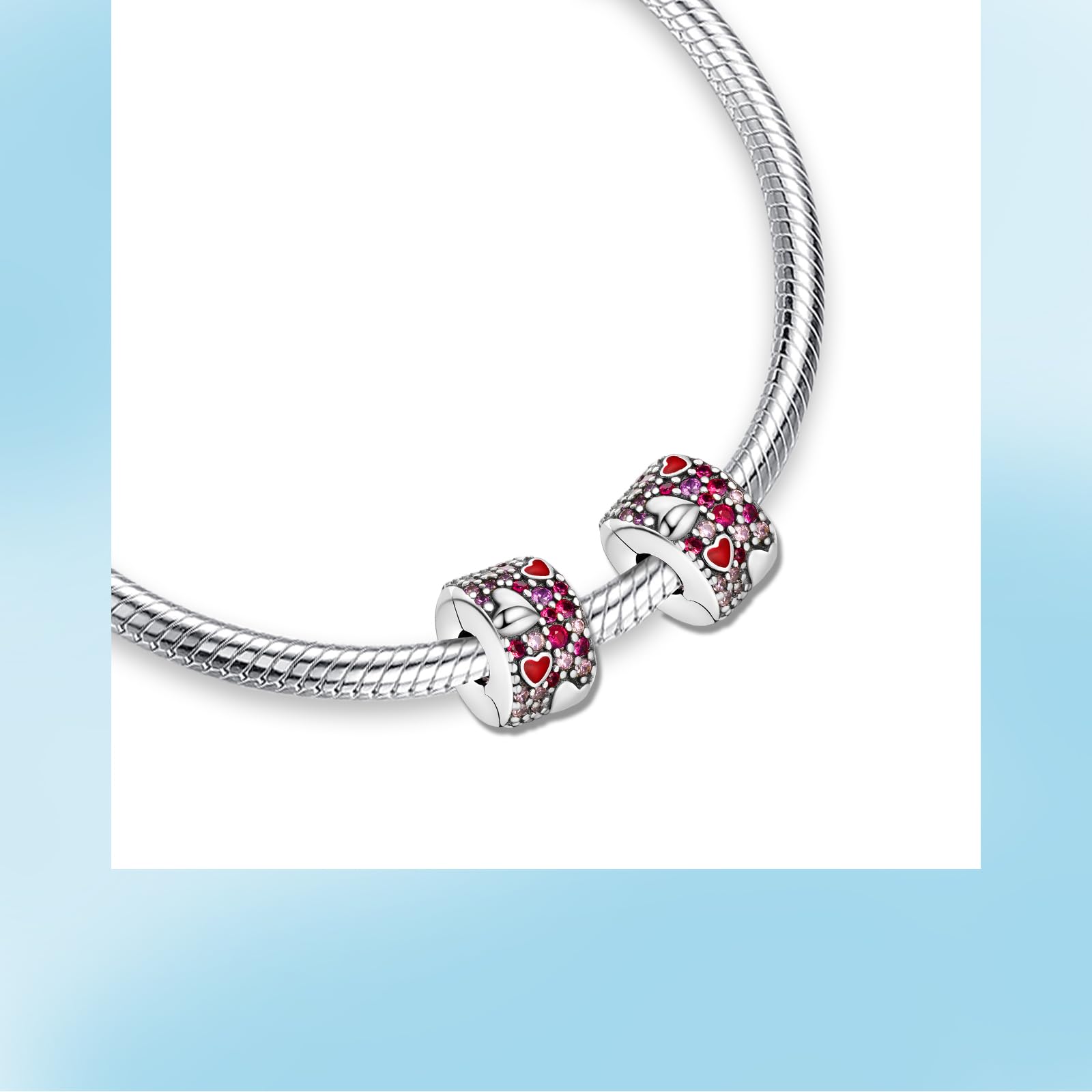 MGIUL Charm Cartone Animato Animale Ruoli Cinematografici 3 in 1 Clips 2 in 1 Pendant Argento 925 Ciondoli Perline Compleanni Anniversari Gioielli Regalo per le Donne
