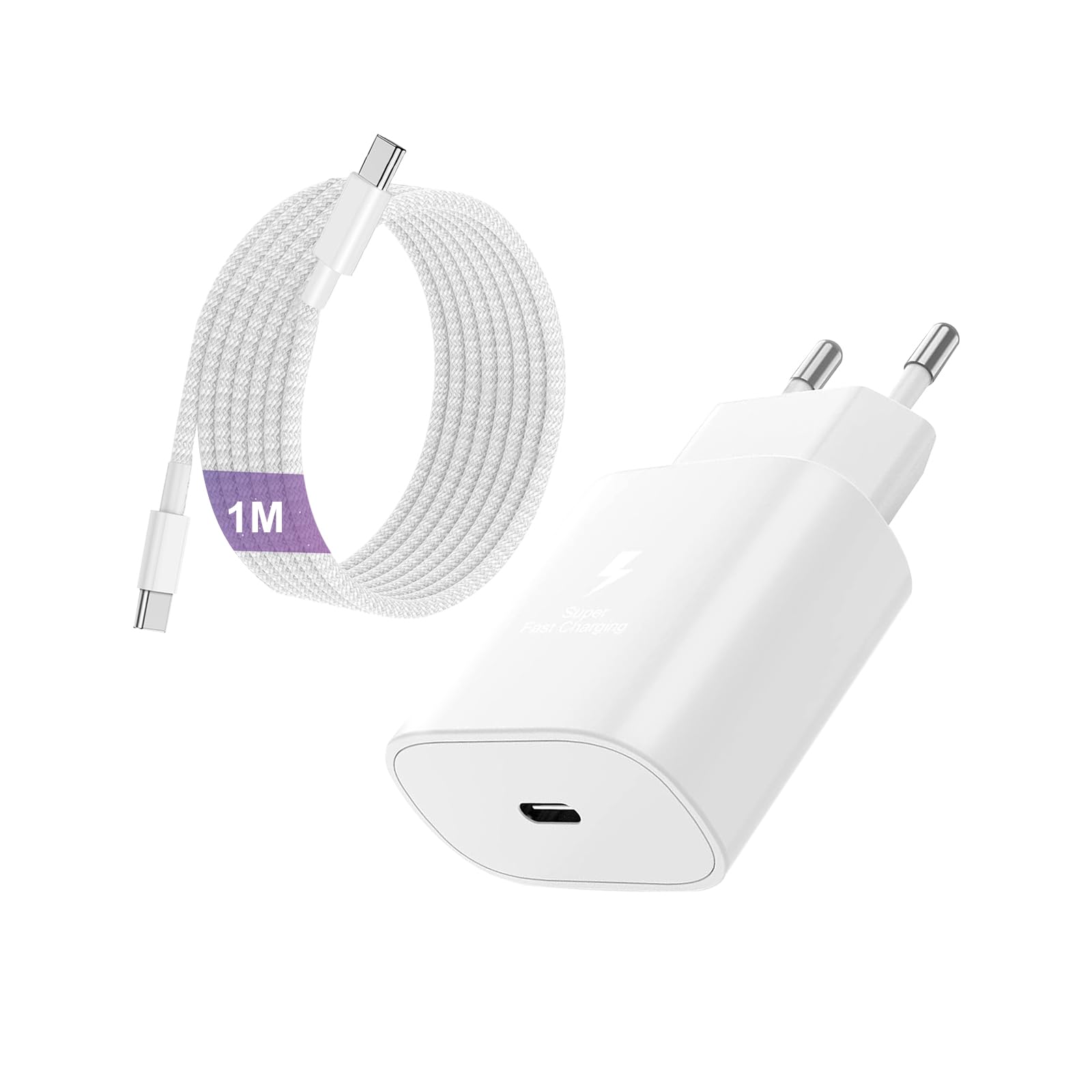iPad Ladekabel Original mit iPad Ladegerät,25W USBC iPad Netzteil,mit 1M USB C Kabel Schnellladekabel ，iPhone 16 ladekabel Apple Original, füriPhone 17 16 15/ Pro/Pro Max iPad Pro 12.9/11/Mini