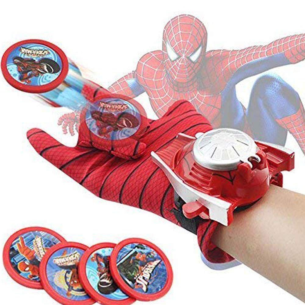 TOYMANIA EXCITING SUPERHERO SPIDER HAND GLOVES DISK LAUNCHER SHOOTER TOYS GAME SET FOR KIDS. | AMAZING FLYING DISC GAME. | INDOOR & OUTDOOR. (RED COLOR) (B09GS4KD5J) Amazon Price History, Amazon Price Tracker