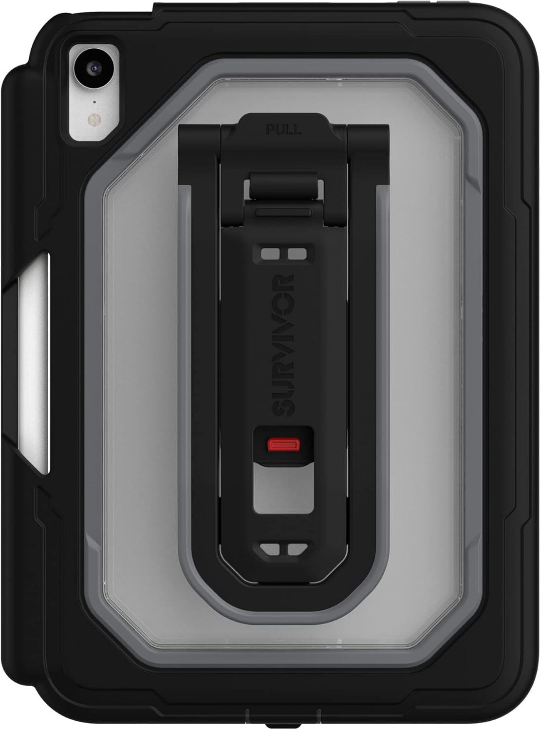 Survivor - All-Terrain Case for iPad mini 6th Generation, Built-in Apple Pencil Storage & 4ft Drop Protection for Extreme Durability and Outdoor Use (Black)