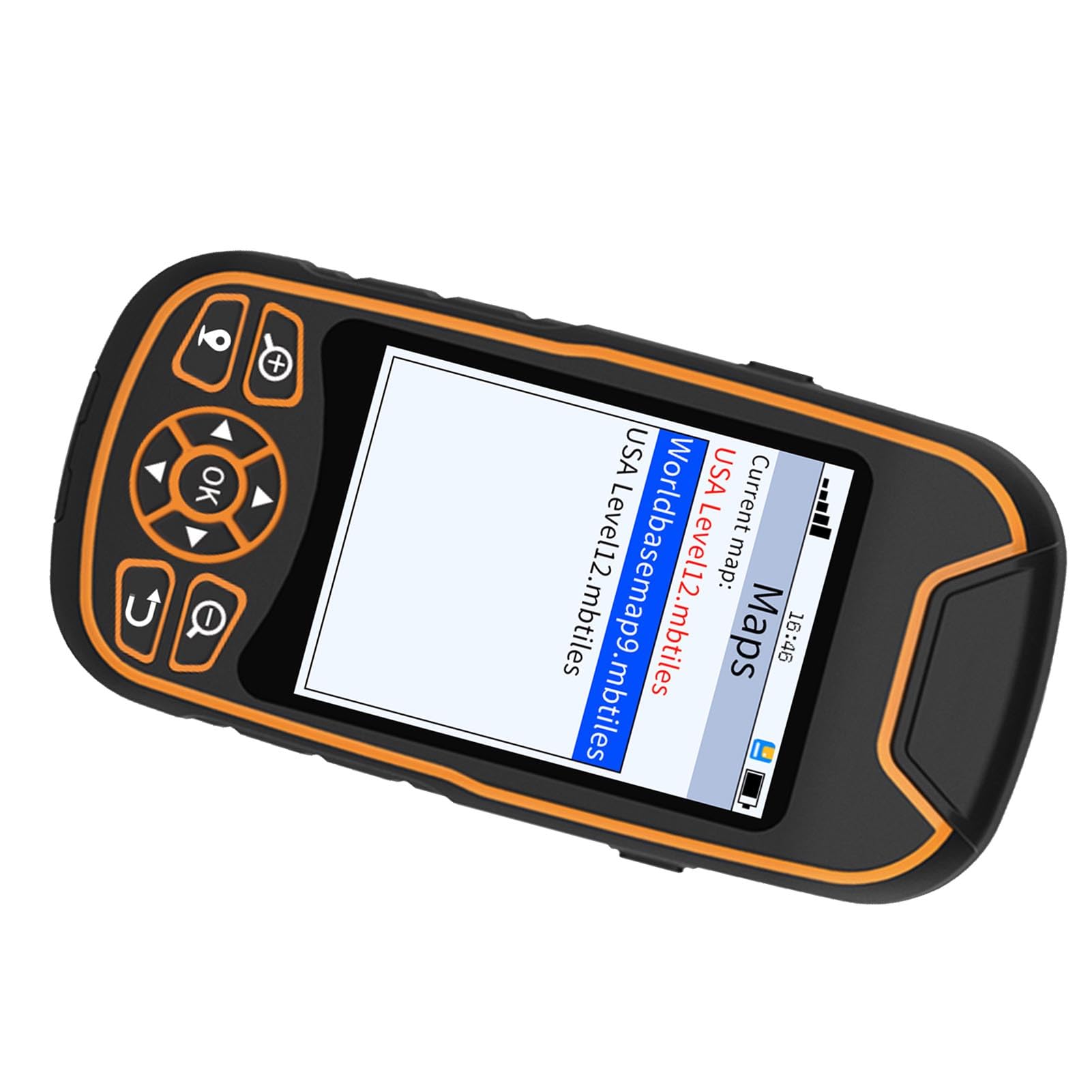 Gedourain Instrumento de Topografía Terrestre GPS GNSS de Mano con Soporte Satelital Avanzado para Acampar y Caminar, Medidor Terrestre GPS con Pantalla de 3,2 Pulgadas para Necesidades Agrícolas
