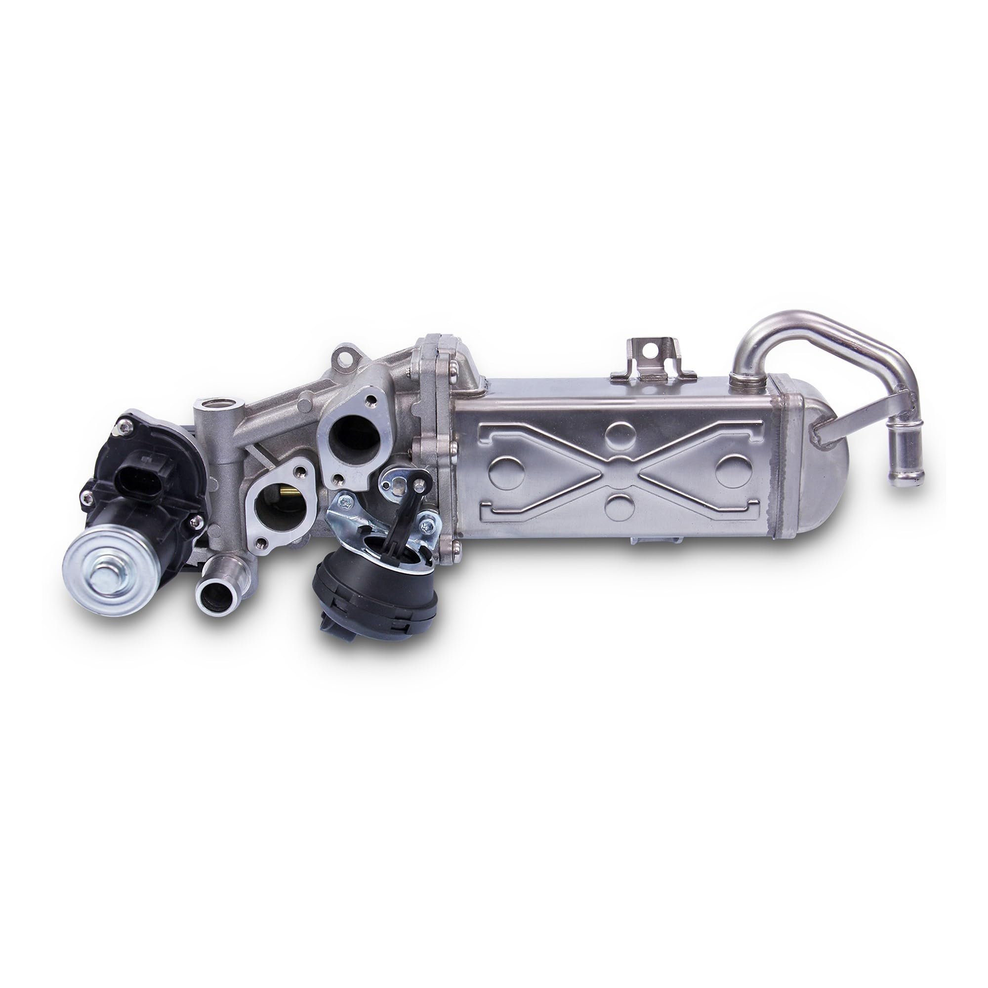 ATEC Germany 1x valvola EGR elettrica incl. guarnizione incl. raffreddatore EGR ricircolo dei gas di scarico