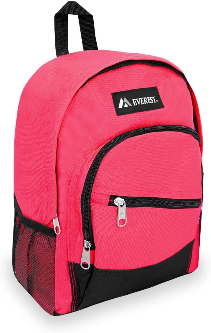 EVERESTJunior Slant Backpack, Hot Pink, One Size