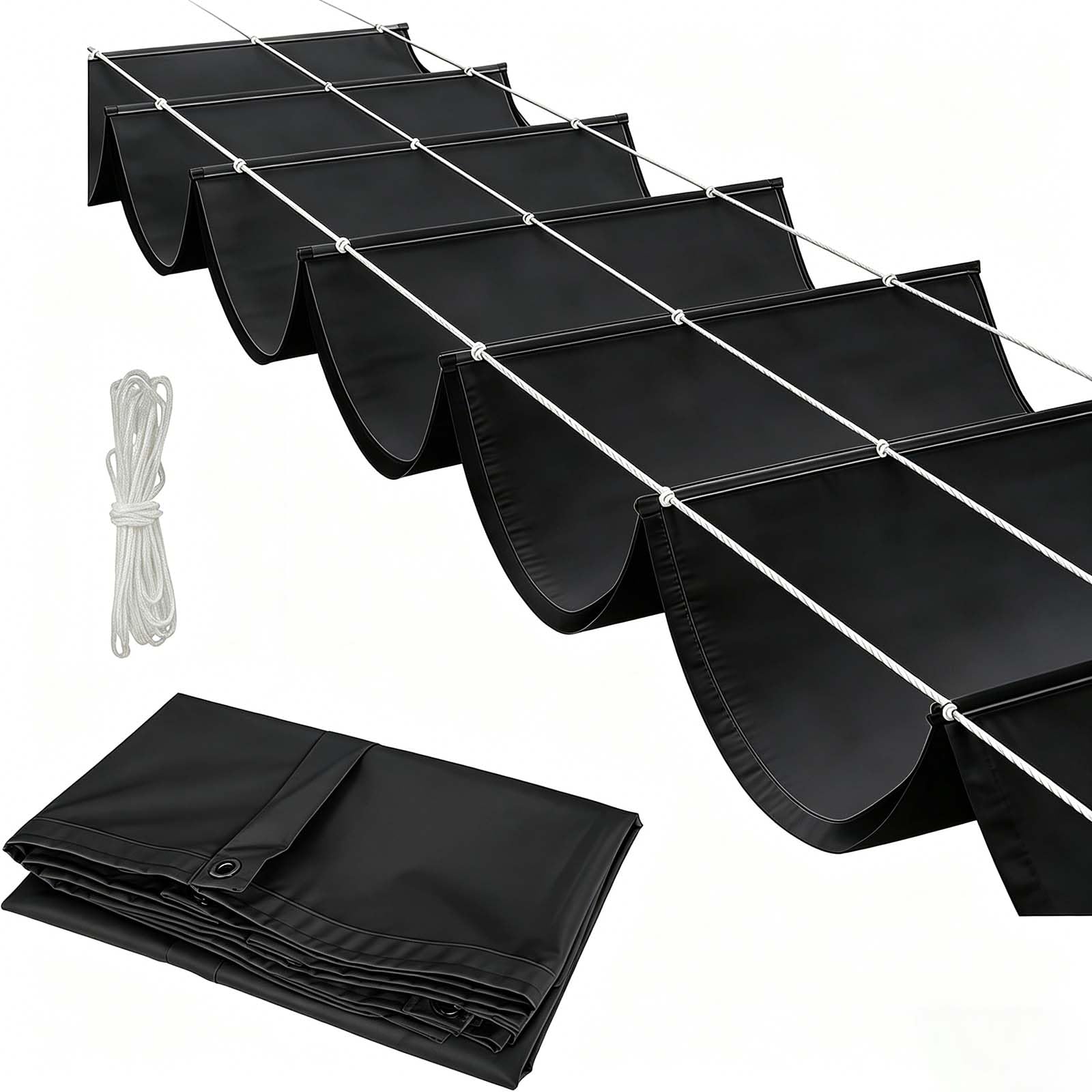 Voile d'ombrage imperméable pour patio créez un coin d'ombre frais