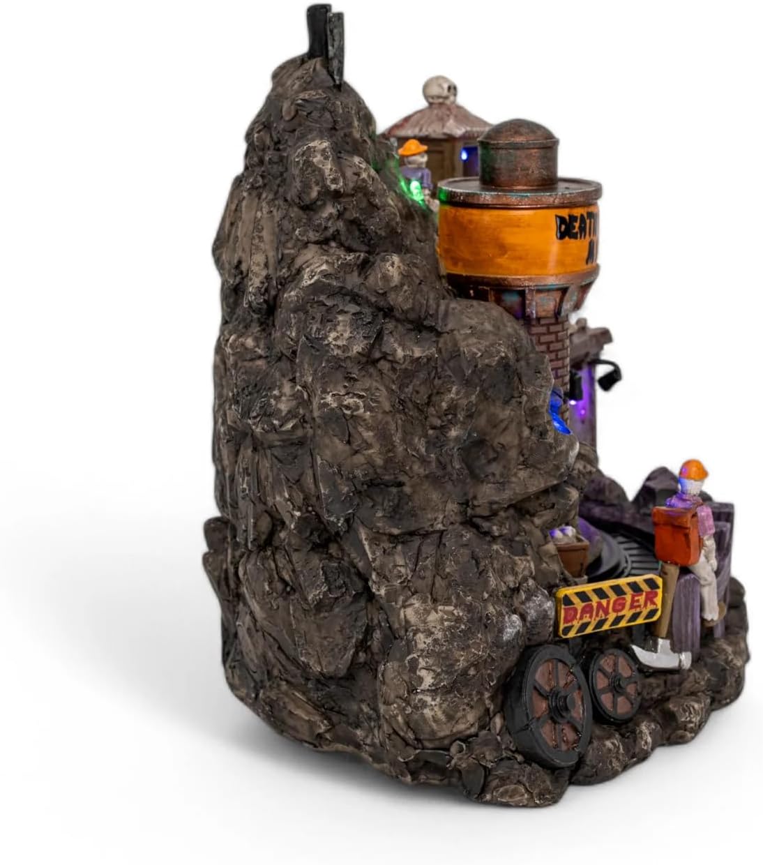 Death Valley Mine Animated Halloween Village Multicolored LED Lights and Sound