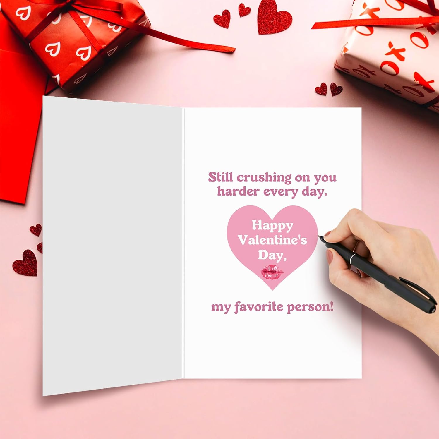 Funny Lesbian Valentines Day Card for Her, Sweet Valentine's Day Card for Lesbian Couple, LGBTQ Love Vday Cards, I've Got A Big Lesbian Crush on You - Image 7