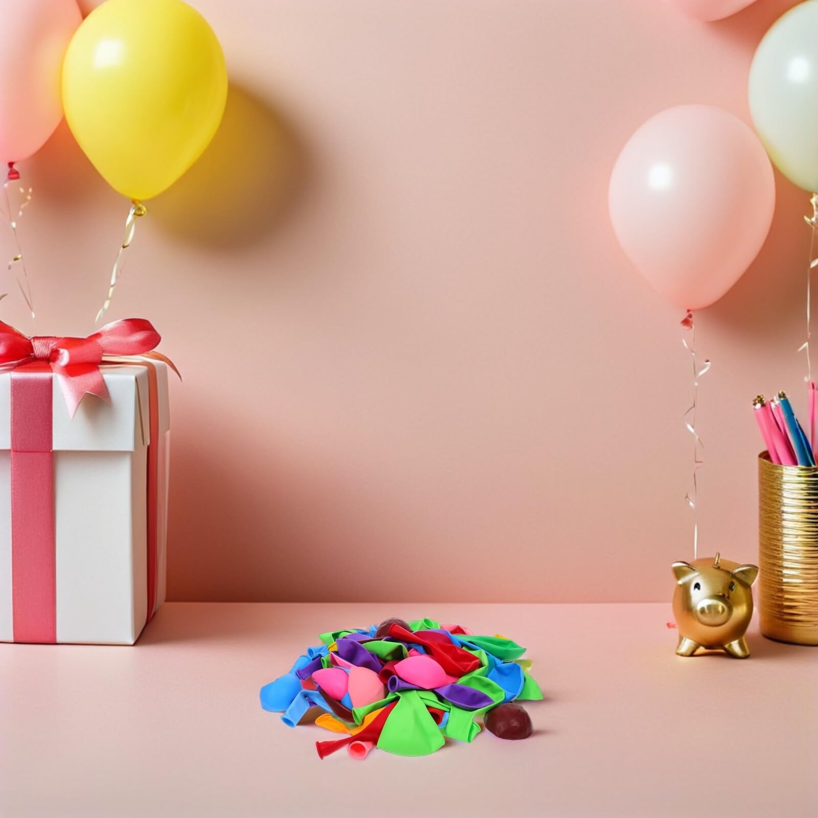 ERINGOGO 200pezzi Palloncini in Lattice Multicolori Per Decorazioni Festa Matrimoni Compleanni Shower Anniversari e Festivi