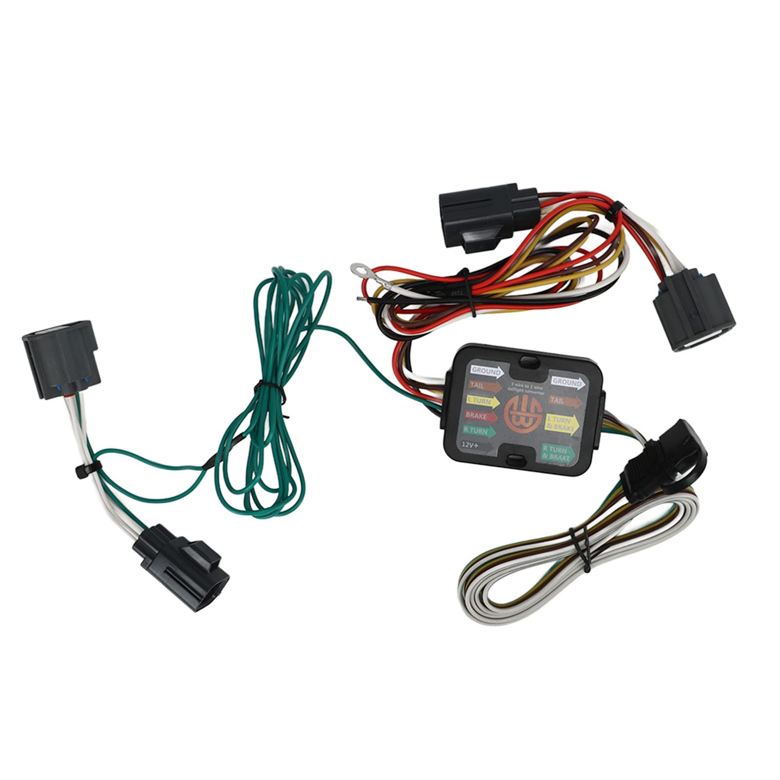 4-pinowa Wiązka Przewodów Przyczepy, materiał ABS, Złącze Przyczepy Typu Plug and Play, 56140 dla Hatchback 2012-2014