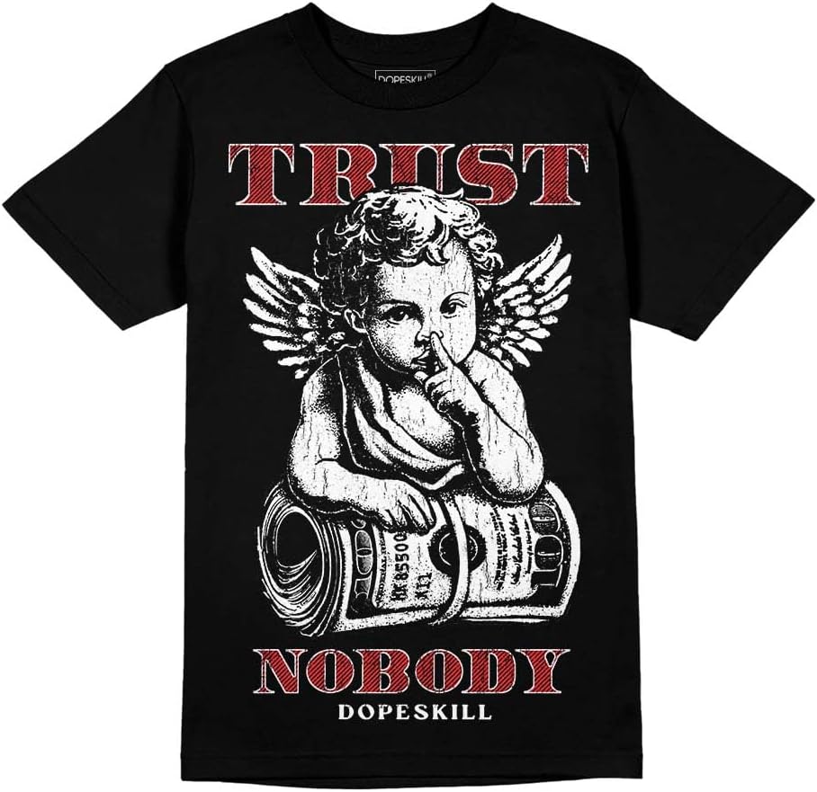 DopeSkill Graphic Tee Streetwear Hip Hop Hypebeast Street Style Crew Neck Unisex T-Shirt Sneaker Colour Matching Shirts Angel