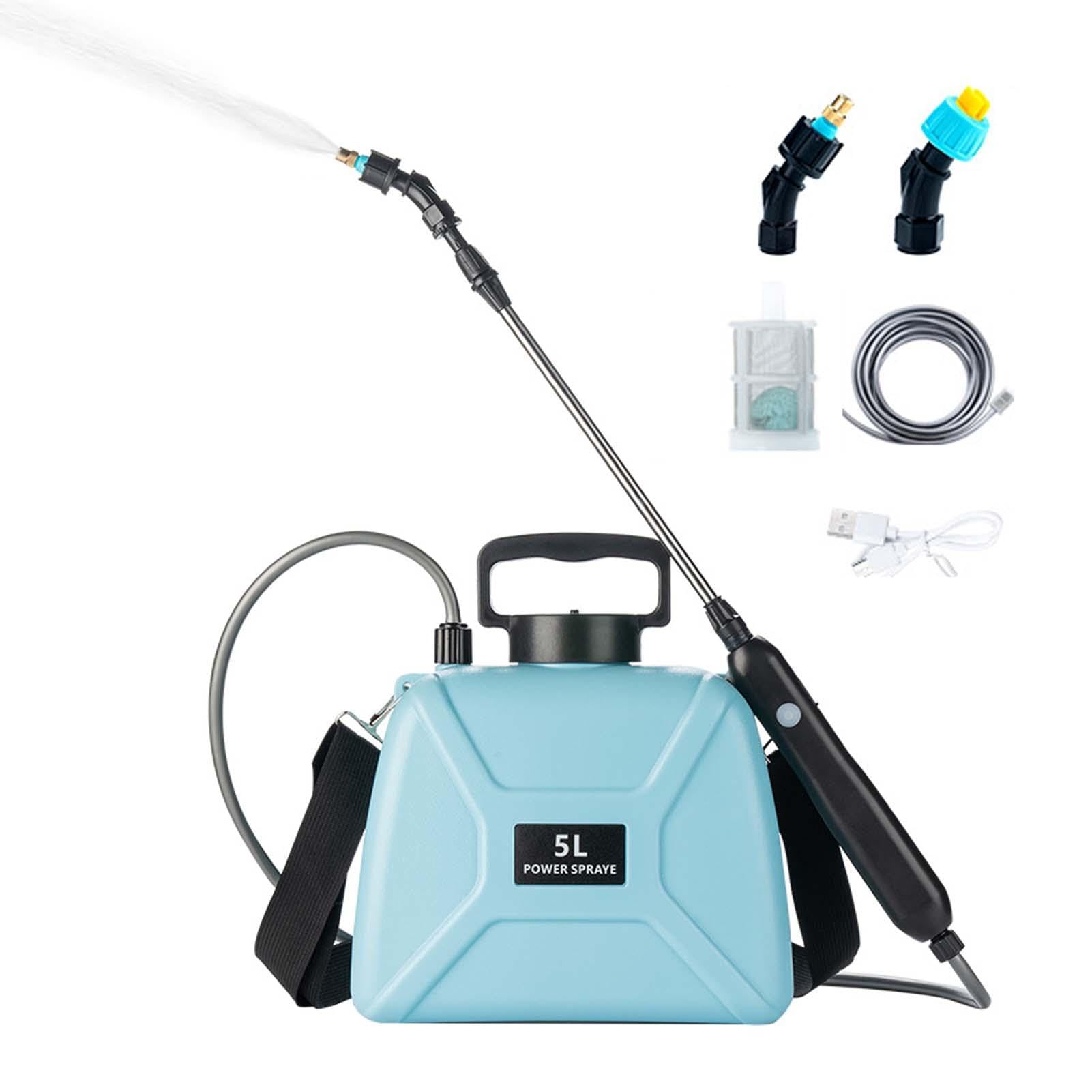 Pulvérisateur de jardin portable électrique rechargeable à jet continu pour terrasse