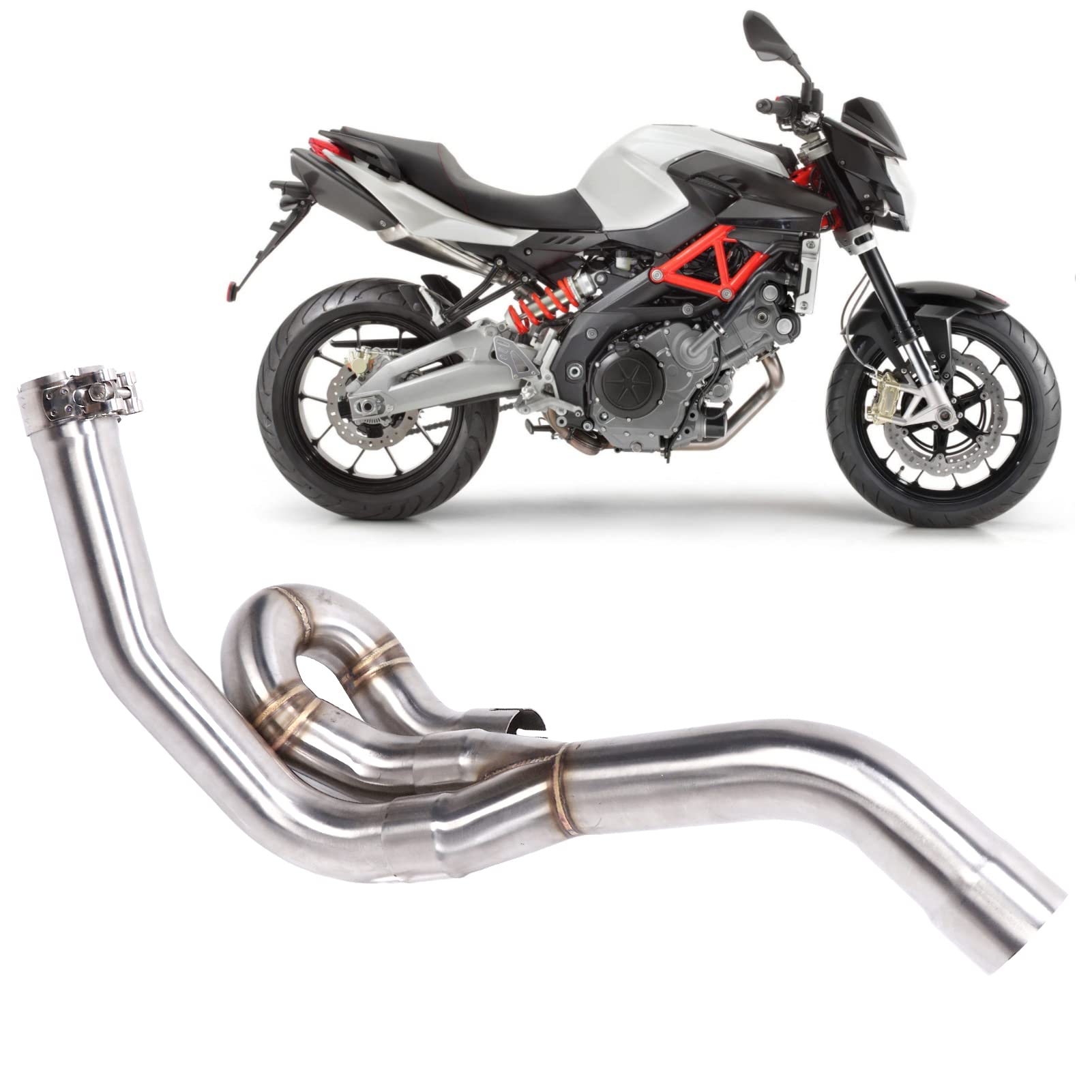 Tubo Anteriore del di Scarico del Motociclo, Sostituzione del Tubo di Collegamento del Tubo di Eliminazione del Catalizzatore di Scarico del Motociclo per Shiver 750 750