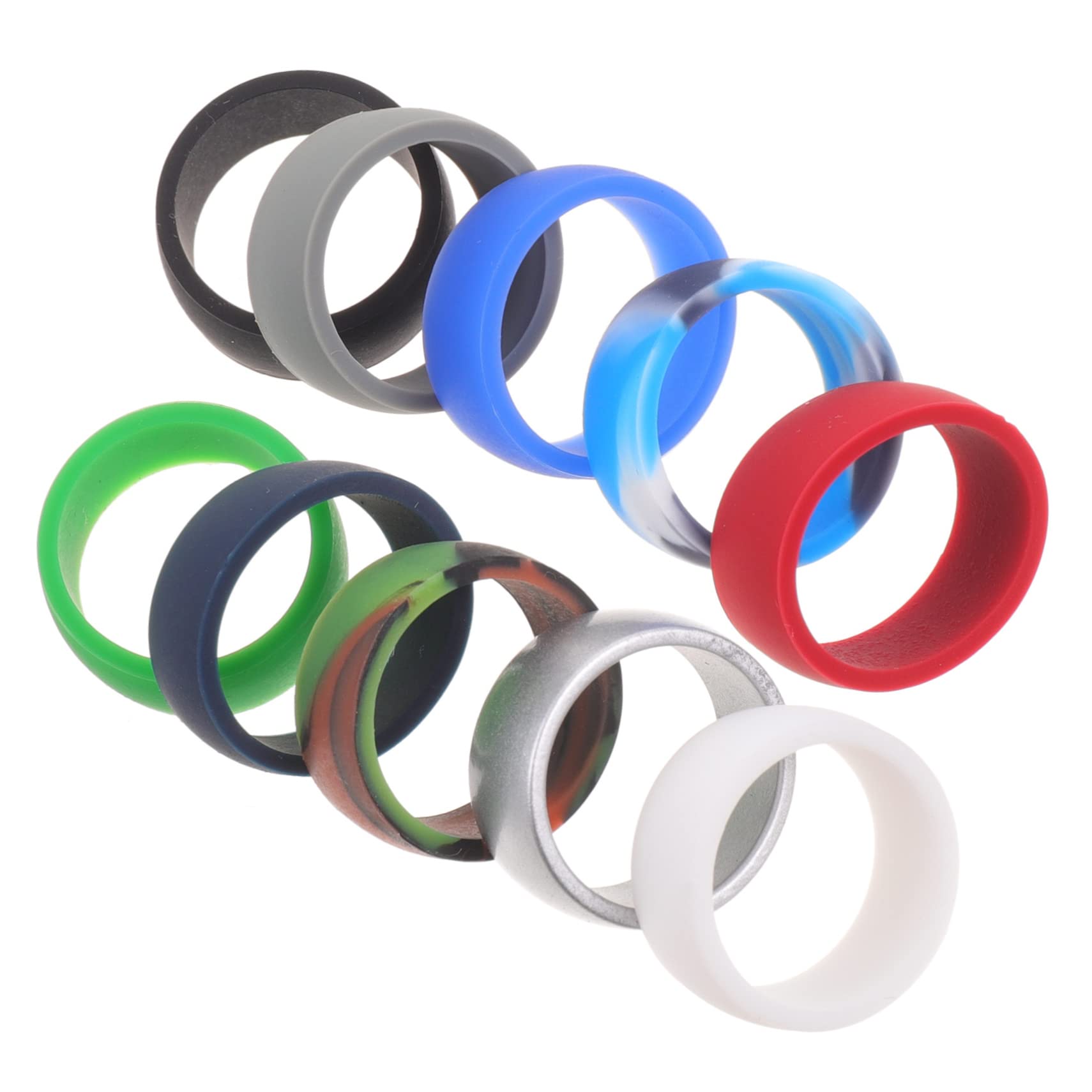 Anillo de dedo flexible de gel de sílice para evitar alergias 8
