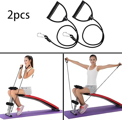 Miniatura 3 de 1 par de bandas de resistencia paso a paso, cuerdas de tracción de fitness, cinturones de resistencia, utilizados para levantamiento de pesas,