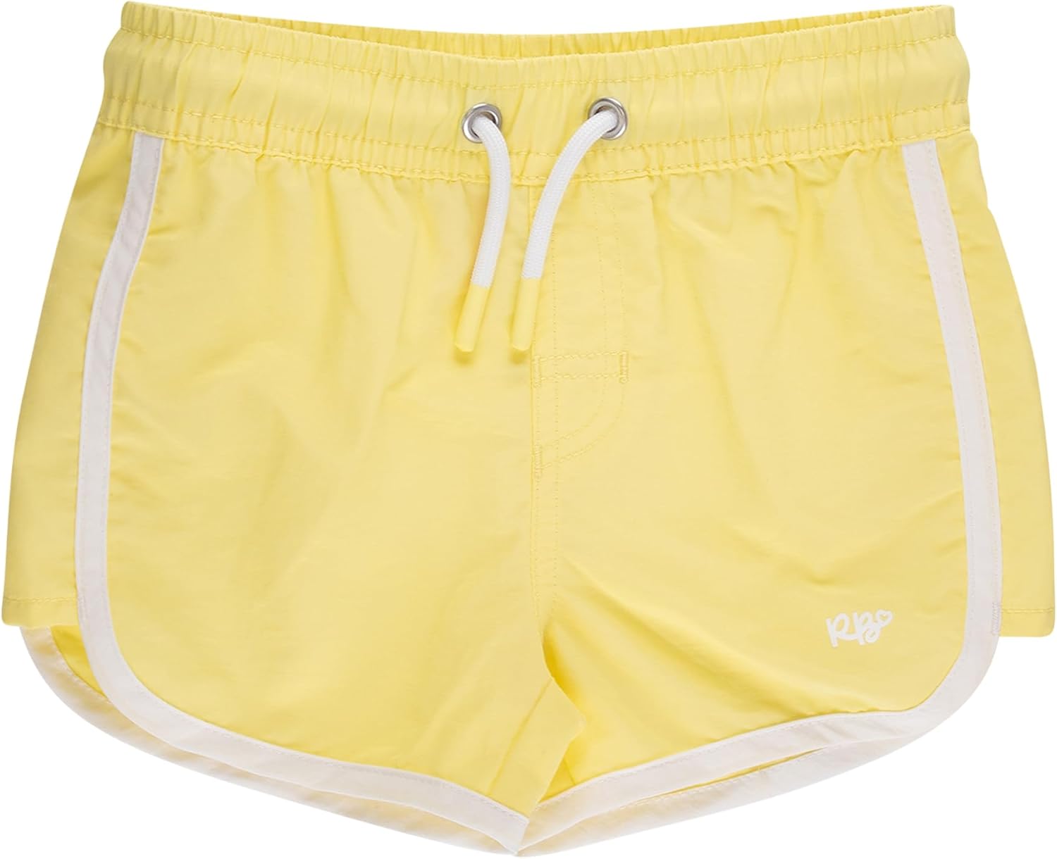 RuffleButts Girls UPF50+ Cover-Up Board Shorts