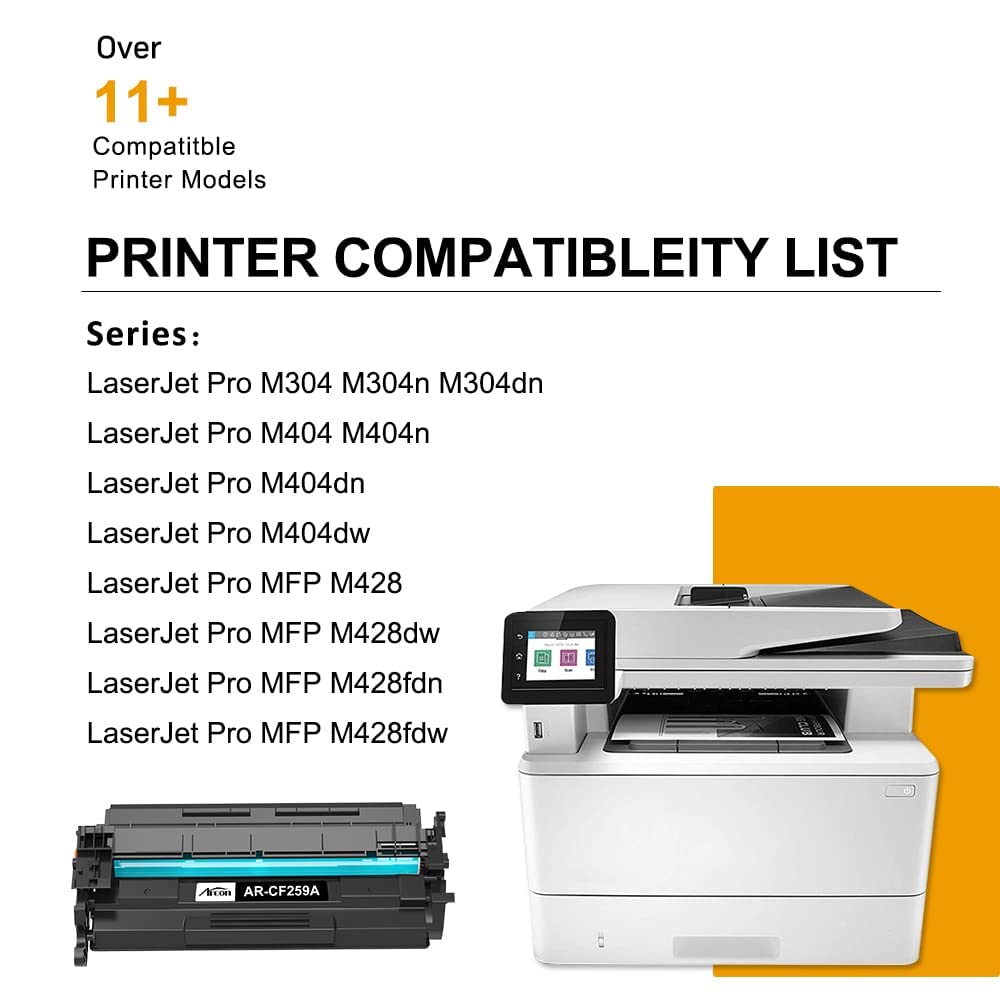 Halloya 59A CF259A met chip compatibele inktcartridge voor HP 59A 59X LaserJet Pro M404dn toner M404dw MFP M428dw M428fdw M404n M428fdn M304n M304dn M404 M428 M304 M304 M406 M4333 0 CF25 9