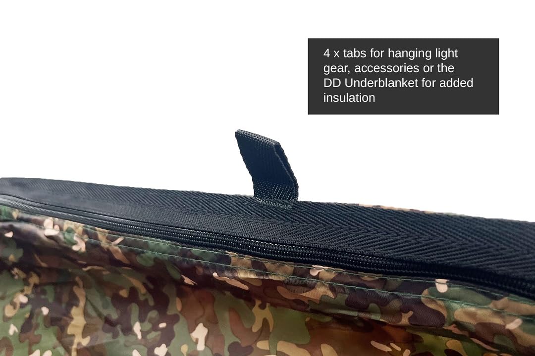 DD Hammocks Amaca da campeggio a doppio strato mimetica leggera per escursioni bushcraft
