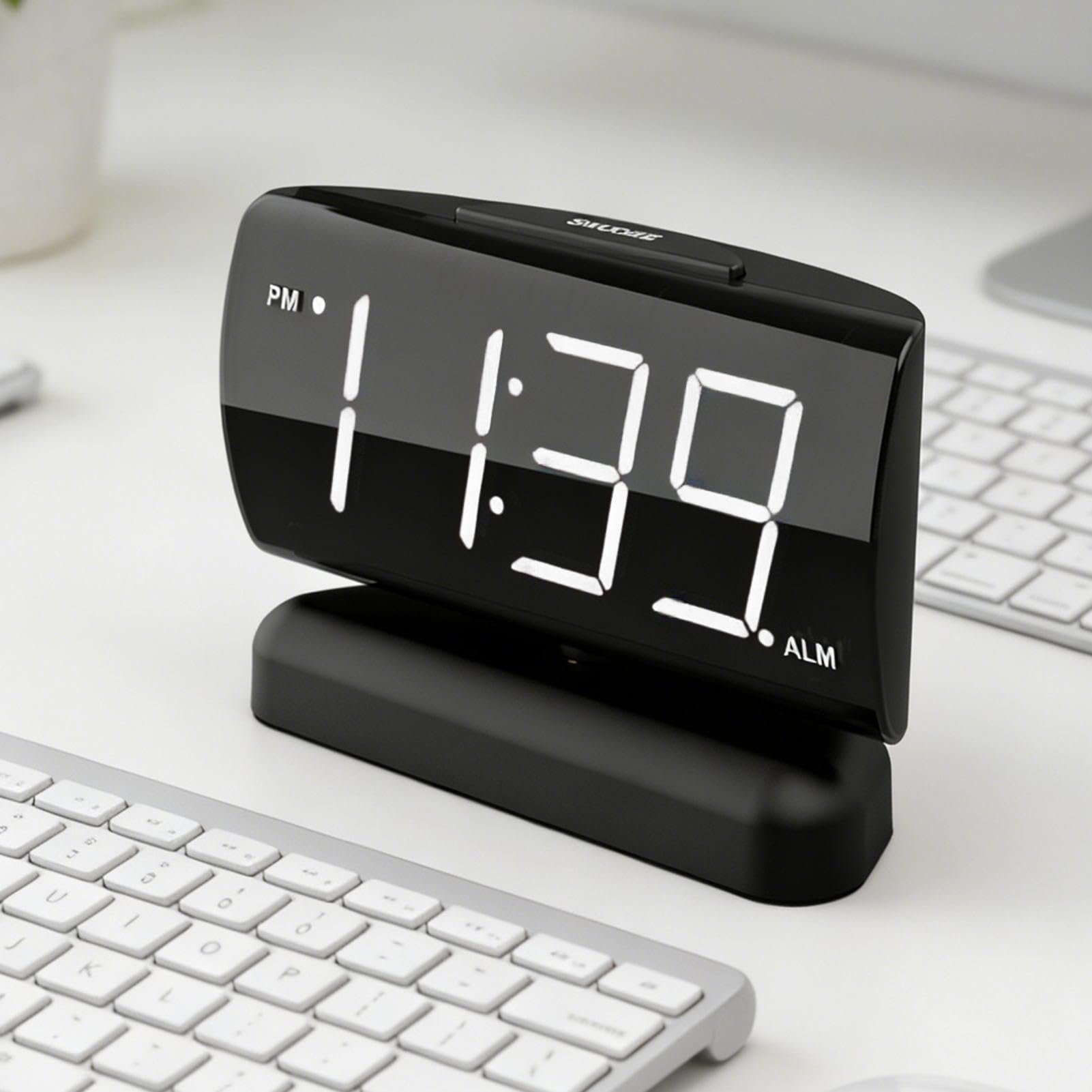 Orologi digitali per camera da Sveglia da scrivania LED rotabile con
