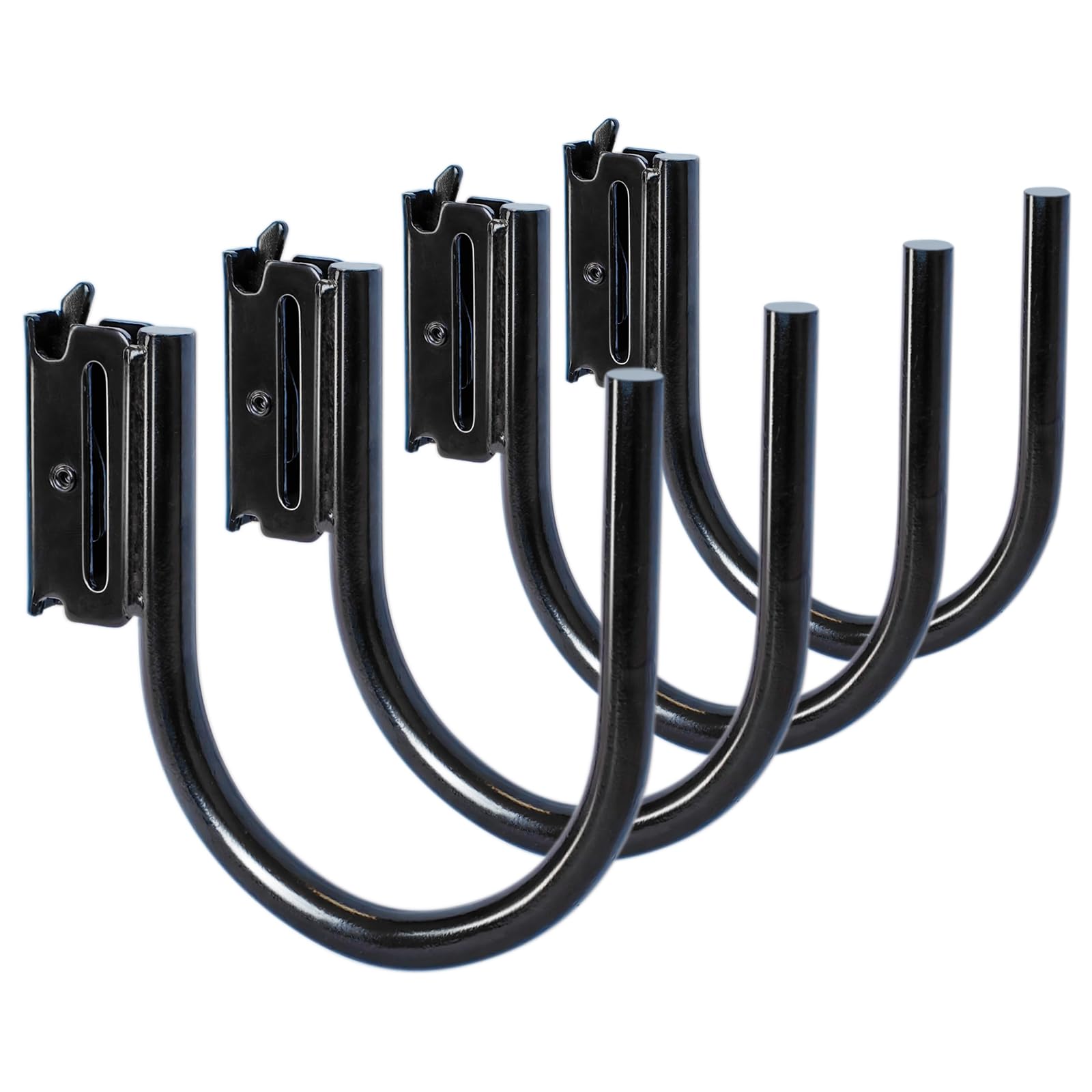 4-Pack 4-Inch J Hooks for E-Track and X-Track Rails