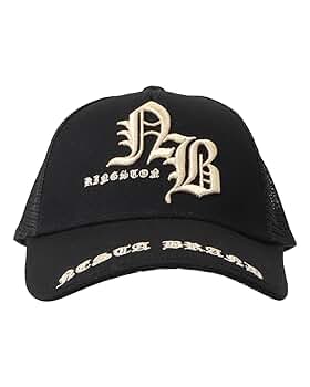 NESTA BRAND 黒キャップ 金刺繍 NESTA BRAND 黒キャップ 金刺繍 NESTA BRAND] グラフィック 刺繍