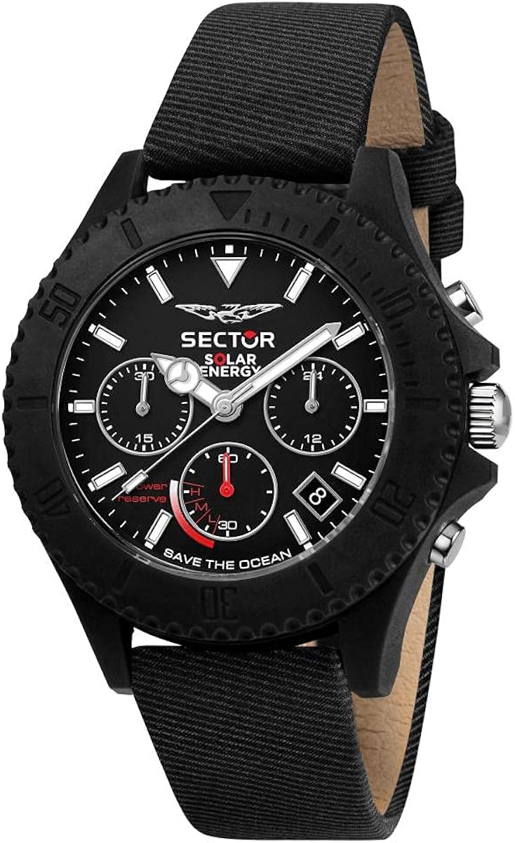 Sector No Limits Save The Ocean Orologio Uomo, Al Quarzo, Cronografo - R3271739002 Sector No Limits Save The Ocean Orologio Uomo, Al Quarzo, Cronografo - R3271739002