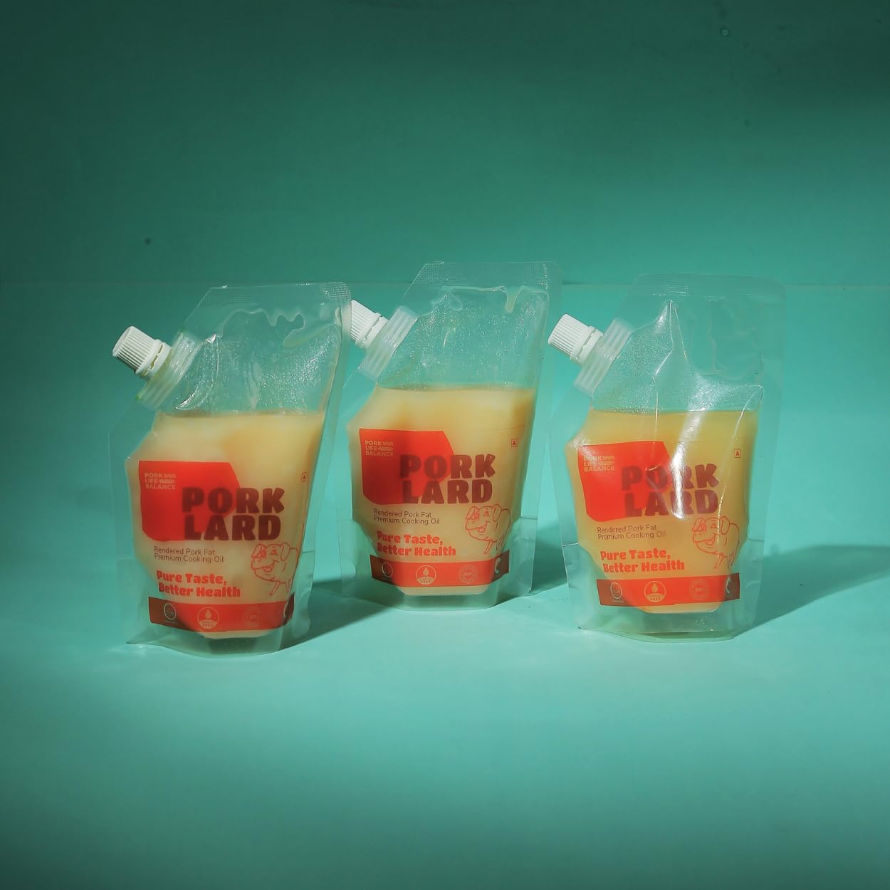 PORK LIFE BALANCE Premium Pork Lard Ready To Cook, Ketofriendly