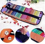 ARZASGO 36 Colouring Pencil Set, Artist Coloured Pencils for Adult Colouring Books, Artist Sketch, Premier Drawing Pencils with Canvas Roll-up Pouch Bag and Pencil Sharpener - Image 2