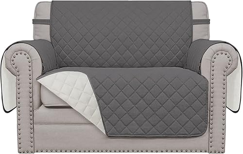 Miniatura 207 de Easy-Going - Funda de sofá reversible para sofá de 3 cojines, funda protectora de muebles para perros y gatos, resistente al agua con tubos de