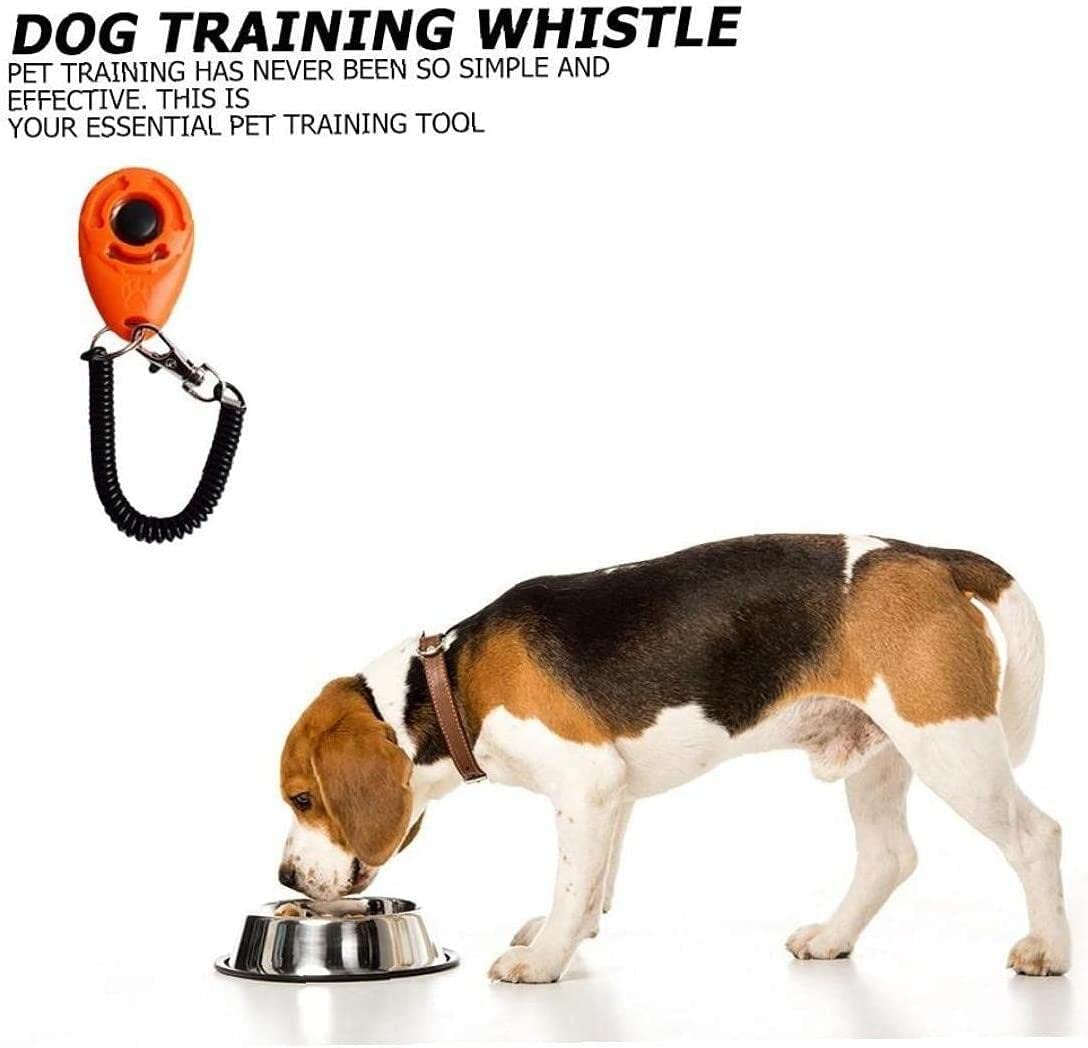 PULABO Clicker d'entraînement avec dragonne pour Chien Chat Cheval utile