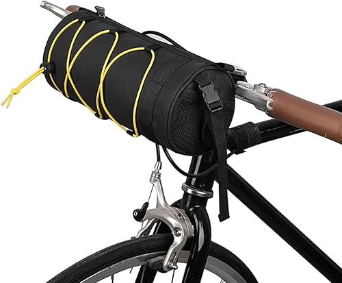 RZAHUAHU Bolsa de manubrio de bicicleta, bolsa de almacenamiento para bicicleta de carretera, bicicleta de montaña, motocicleta