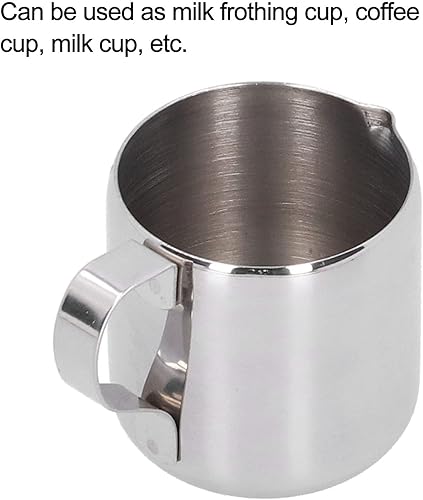 Miniatura 3 de Taza de café, jarra de café de 2.0 fl oz 304 taza de bebida de espuma de leche de acero inoxidable