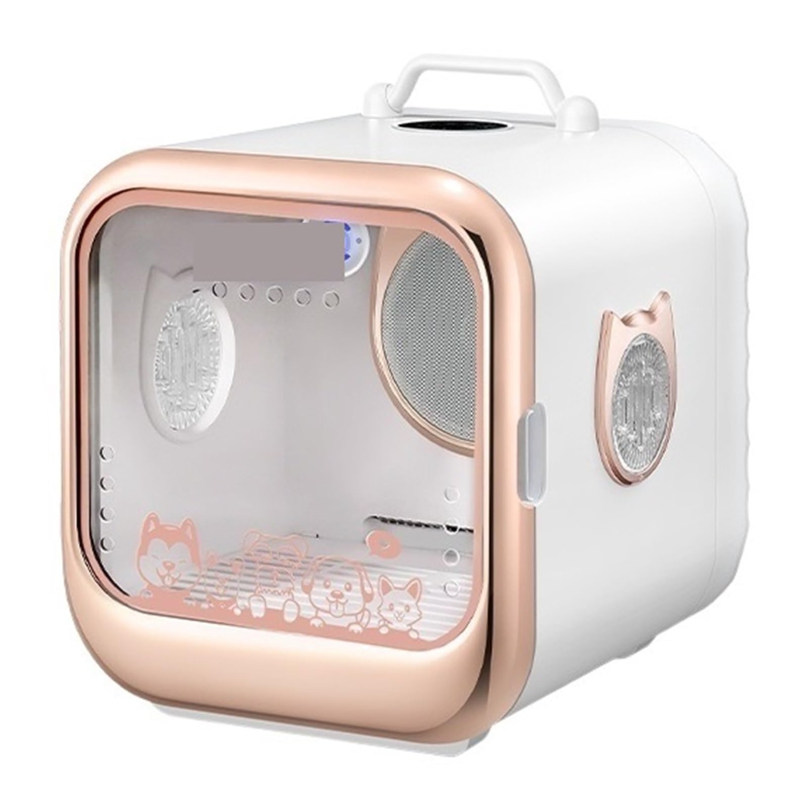 WLLKIY Secador De Mascotas Caja De Secado Inteligente For Mascotas, Secador Electrónico Automático Y Eficiente For Pelo De Perros Y Gatos, Temperatura Ajustable Multifunción Secado Rápido(B)