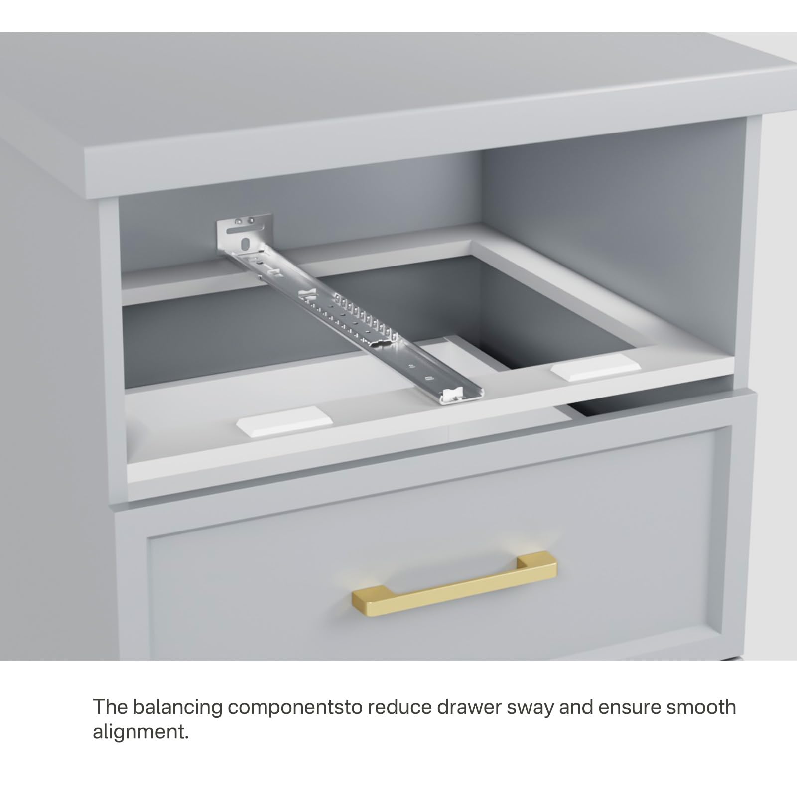 LONTAN Drawer Slides - Center Mount & Bottom Mount -4