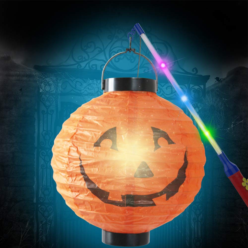 Lanterne Enfants, Lanterne St Martin, Lampion St Martin, Lanterne Saint Martin Avec Baton, Lanterne Multicolore à Monter Soi-Même pour St Martin, Halloween, Noël (Moulins Vent-Bleu Joyau