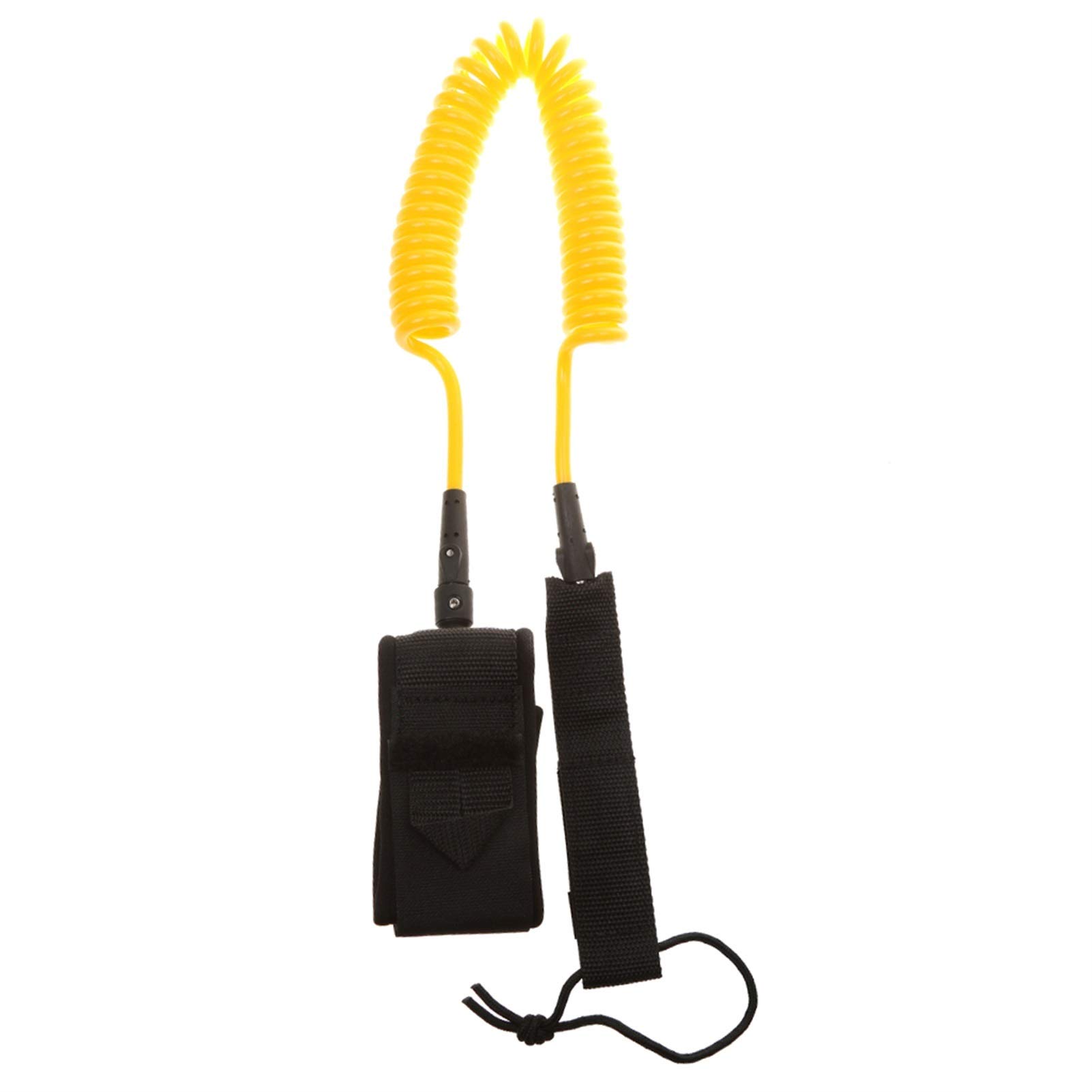 Surf Leine 10ft-Spulen-Surfbrett-Leine mit doppeltem Swivel-Surfbrett-Paddel-Board-Leinen SUP Leash.