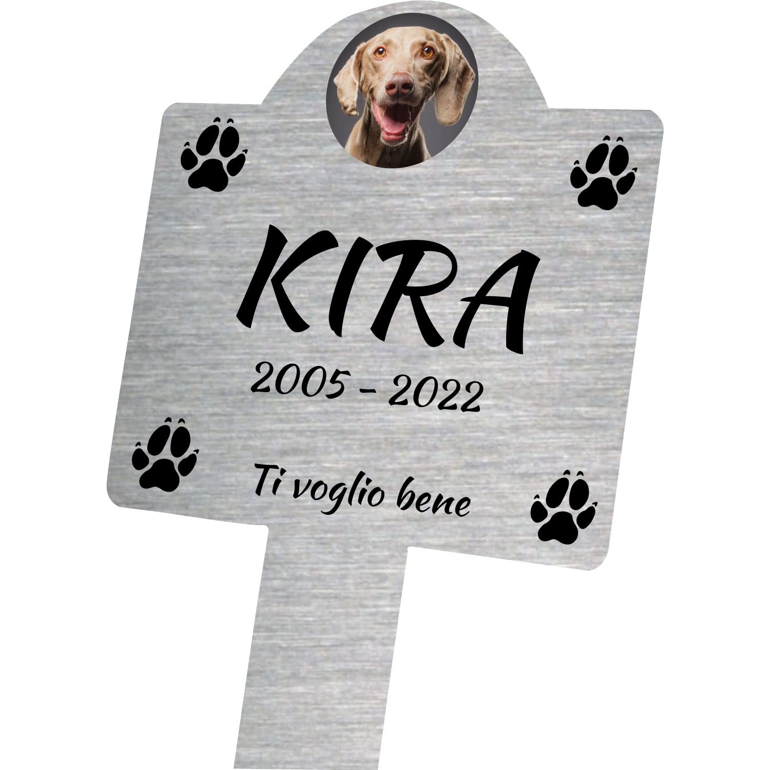 Targhetta Commemorativa Giardino Animali Domestici