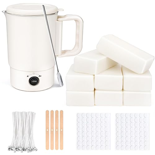 KEARLGMBH Kit de Fabrication de Bougies DIY, Kit Bougie a