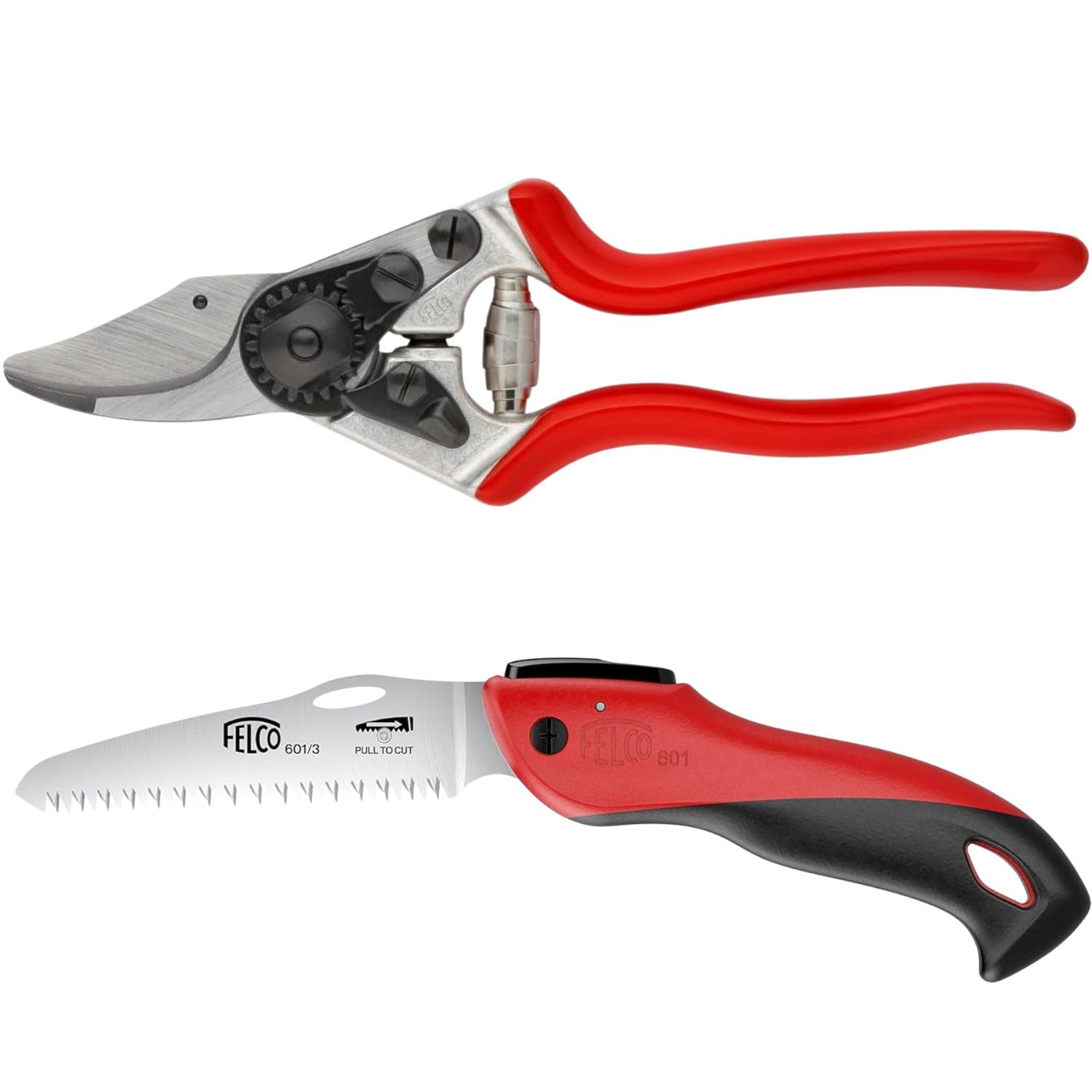 FELCO Ensemble sécateur FELCO 6 et scie pliante 601 - Outils essentiels pour le jardinage, coupe précise et vigne
