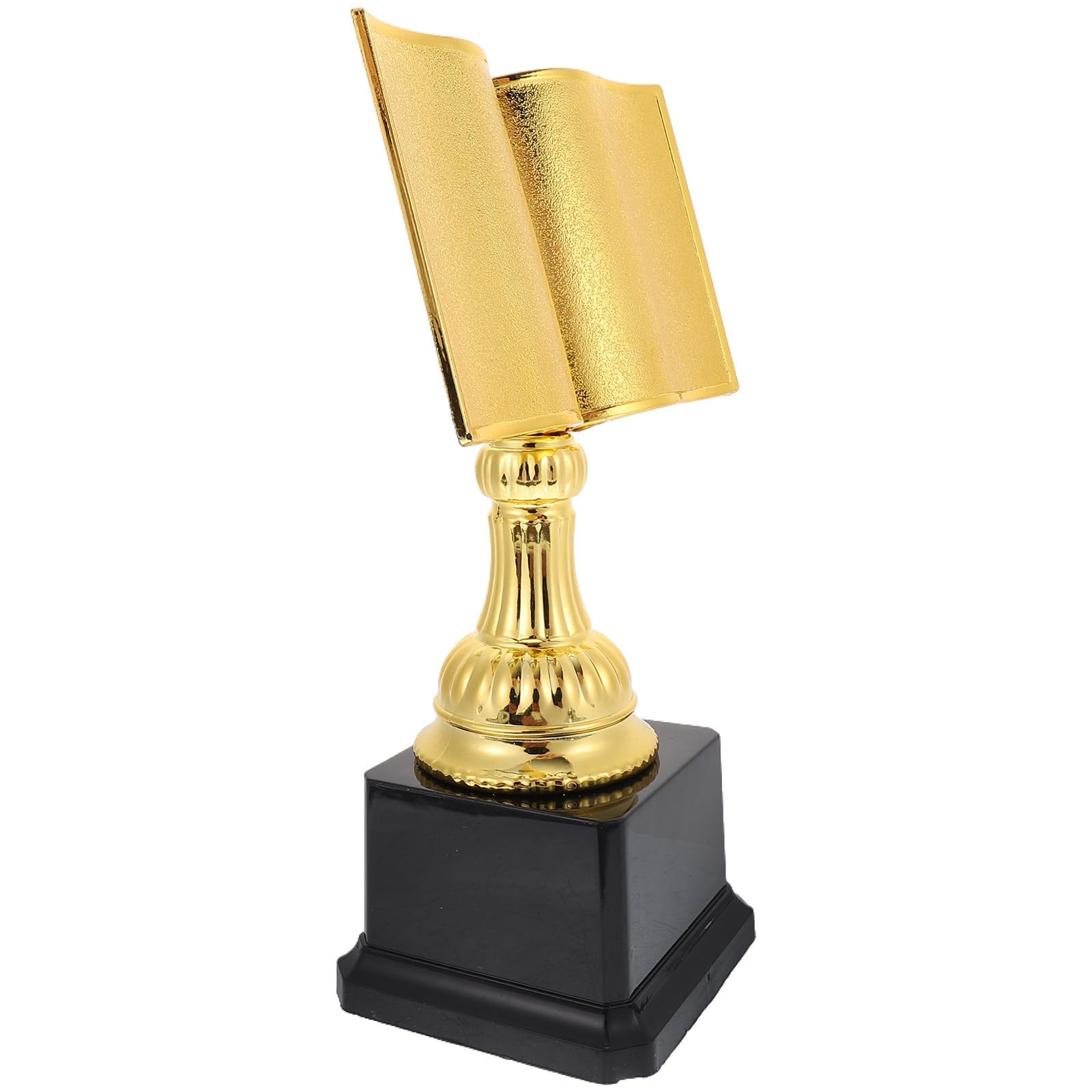Trofeo Diseño Exquisito Dorado Delicado de Plástico de Premio y Función de Incentivo para Concurso de Lectura para Pequeños Lectores